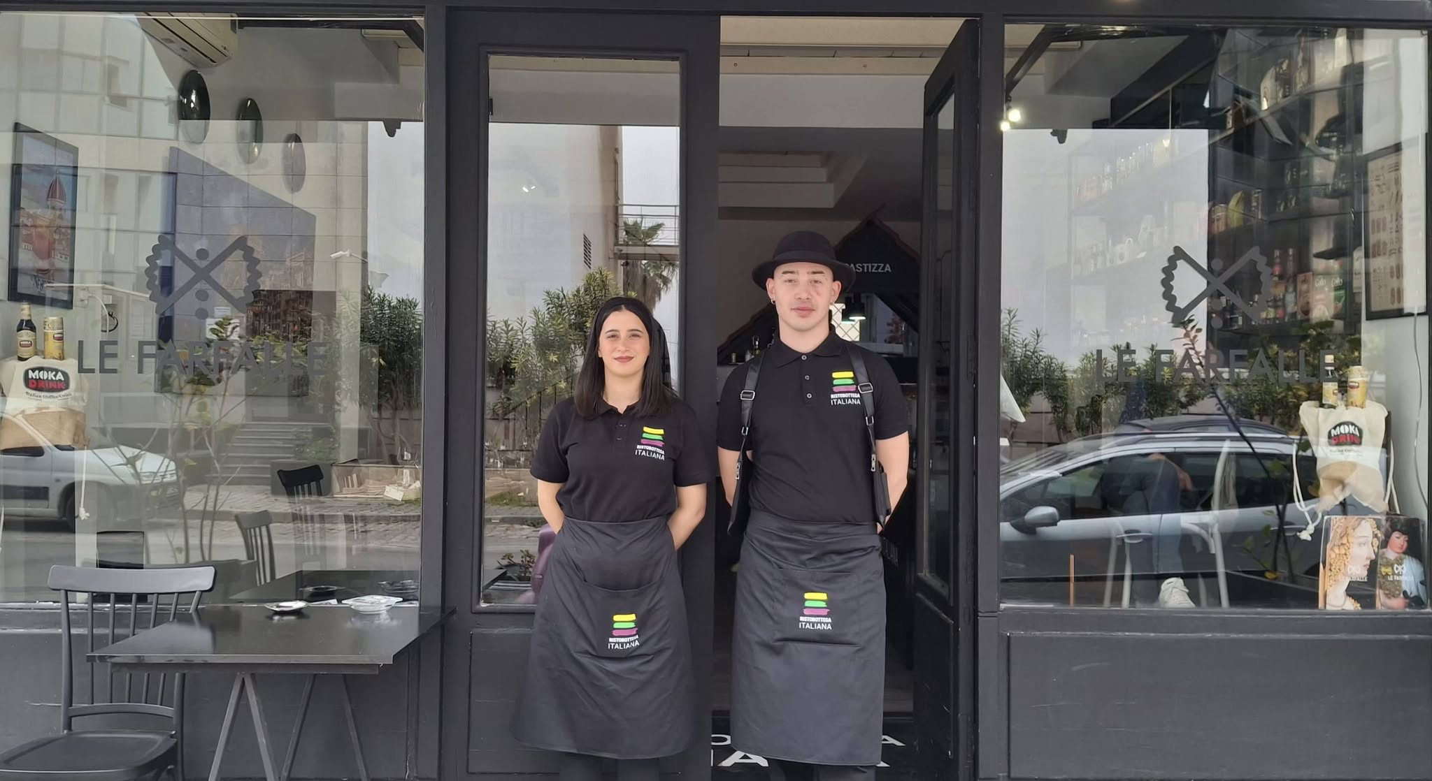 Interno Ristobottega Italiana Le Farfalle a Tunisi
